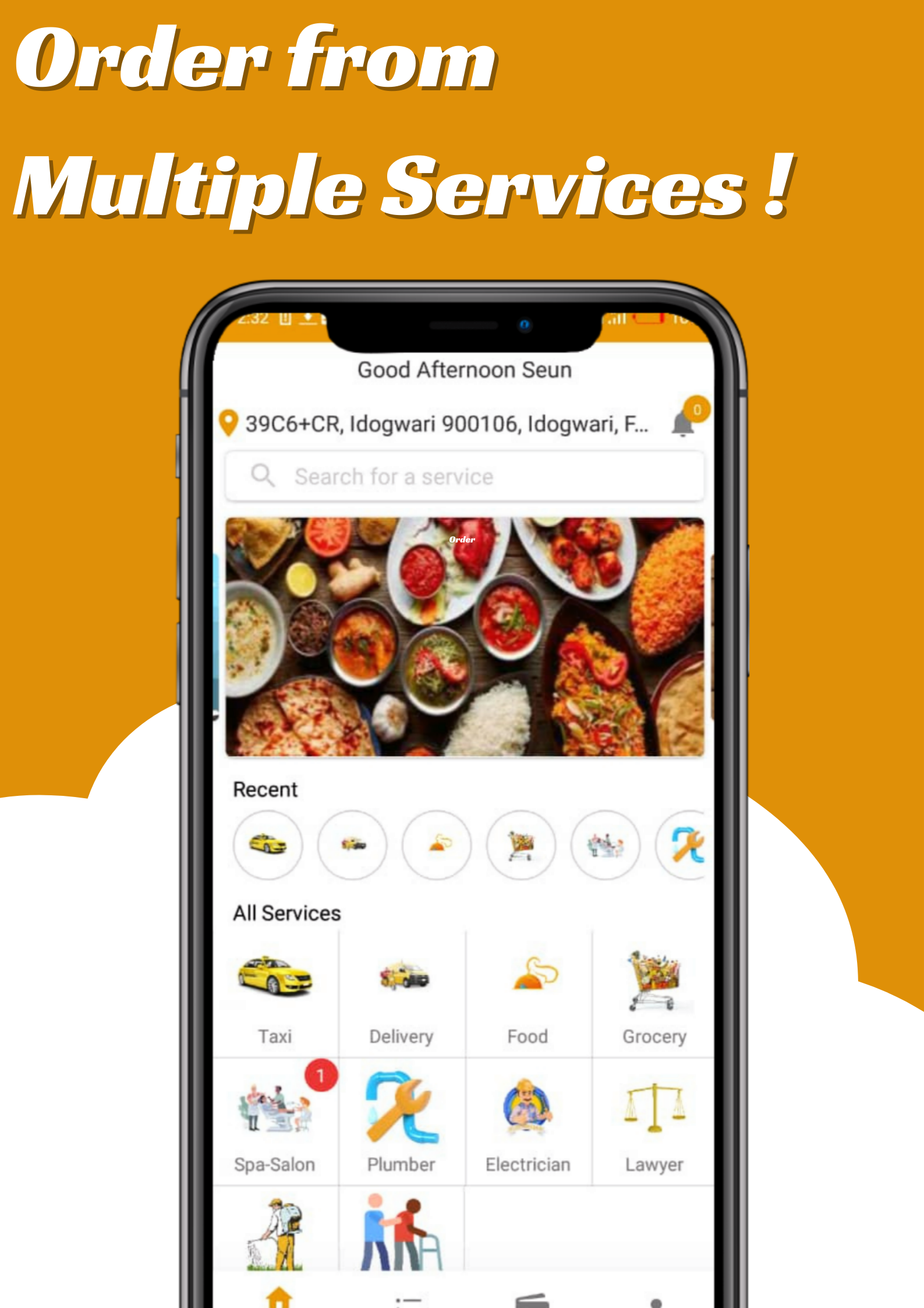 Multiple Services all in one app